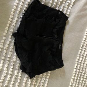 KanCan ripped shorts black size 28